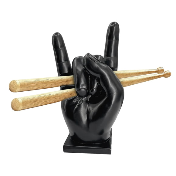 Soporte para Baquetas EQUNROY Negro con Base Antideslizante