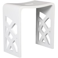 Alfi Brand - Taburete De Baño/Ducha De La Marca Alfi Abst88 Designer White Matte