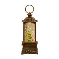 Bothyi - Bola De Nieve Navideña, Farol Navideño Romántico Para Estantería Navideña, Mesita De Noche, Árbol De Navidad