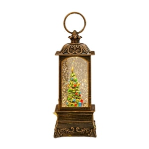 Bothyi - Bola De Nieve Navideña, Farol Navideño Romántico Para Estantería Navideña, Mesita De Noche, Árbol De Navidad