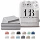 thumbnail image 1 of Juego de sábanas de bambú LB Luxury Bamboo Market King 400 hilos gris, 1 of 9