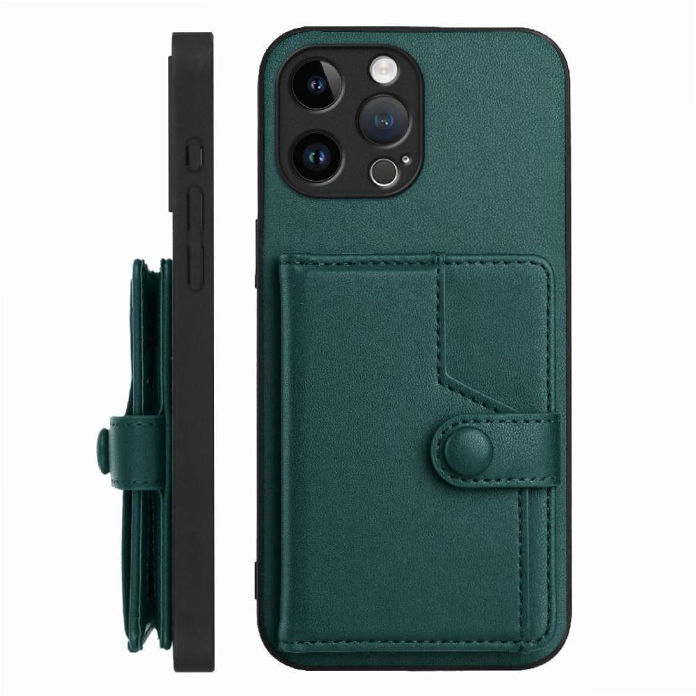 Foxdock Funda Para Iphone 13 Pro Max Con Bloqueo Rfid - Diseño Elegante Con Cierre De Botón