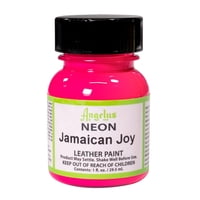Pintura Para Cuero Angelus Neon Jamaican Joy 30Ml