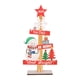 thumbnail image 5 of Decoración De Mesa Navideña Habitación Casa De Campo Vacaciones Árbol De Navidad De Madera Decoración Muñeco De Nieve, 5 of 5