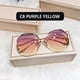 thumbnail image 1 of Fashion Sunglasses Women Metal Female UV400 Vintage Ladies Stylish Design Oversized Square Sunglasses For Women, 1 of 3