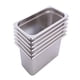 thumbnail image 1 of Depósito Gastronómico GN 1/4 x 150 mm Acero Inox. Pack 6 Un., 1 of 5