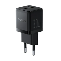 Cargador Rápido Baseus Palm Cluster Usb Y Tipo C 30W Negro