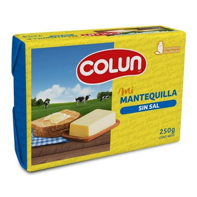 Mantequilla Sin Sal 250 G Colun