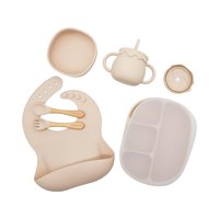 Bebesit - Set Alimentación October Silicona Beige