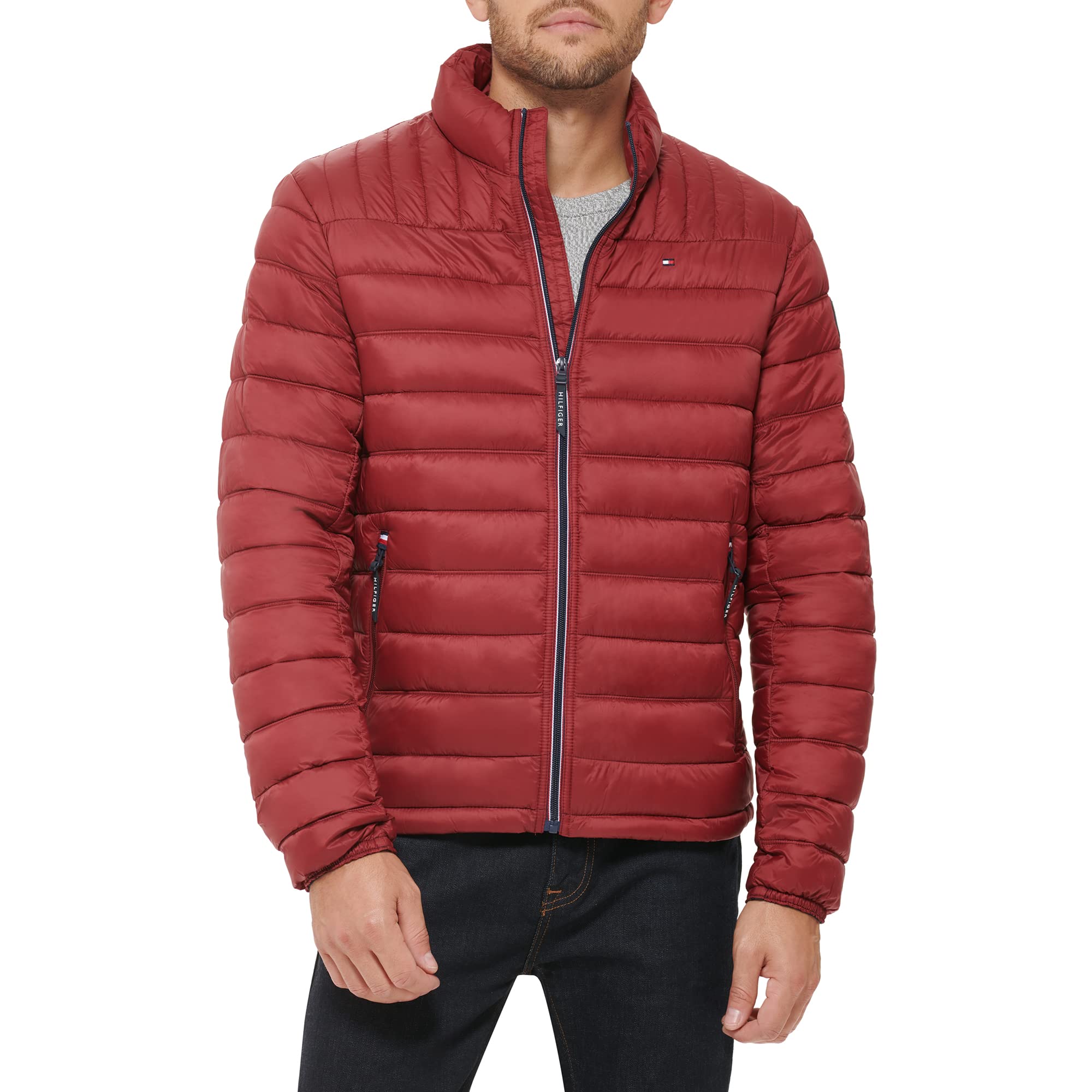 Chaqueta Tommy Hilfiger Ultra Loft Lightweight Red 4X Para Hombre
