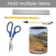 thumbnail image 5 of Árbol de la Vida-theme Cylinder Pen Holder Pencil Organizer with Flannel Lining PVC Leather Material Cardboard Base for study work 10*8CM, 5 of 6