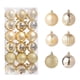 thumbnail image 3 of 36 Uds. Adornos Para árbol De Navidad Decoración Navide?a Surtida Bolas Navide?as 6cm Dorado, 3 of 5