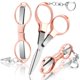 thumbnail image 1 of Tijeras mini plegables Hapdream 10 cm – Pack de 3 con llaveros, 1 of 6