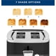 thumbnail image 4 of Tostadora GE de 2 rebanadas, acero inoxidable negro, 850 W, 7 ajustes de pantalla, 4 of 9