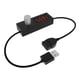 thumbnail image 2 of Cable Del Temporizador De Potencia USB Cable De Adaptador De Extensión USB Con Temporizador Para La Bombilla De La Lámpara USB, 2 of 5