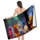 thumbnail image 4 of Los Backyardigans Toalla de playa de secado rápido con diseño temático, regalo para mujeres y niñas, ideal para cumpleaños, fans, amantes de la música, uso en la playa o al aire libre, 78 × 160 cm, 4 of 6
