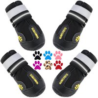 Zapatos Para Perros Qumy Para Perros Grandes, Botas Para Perros Medianos Y Protectores De Patas
