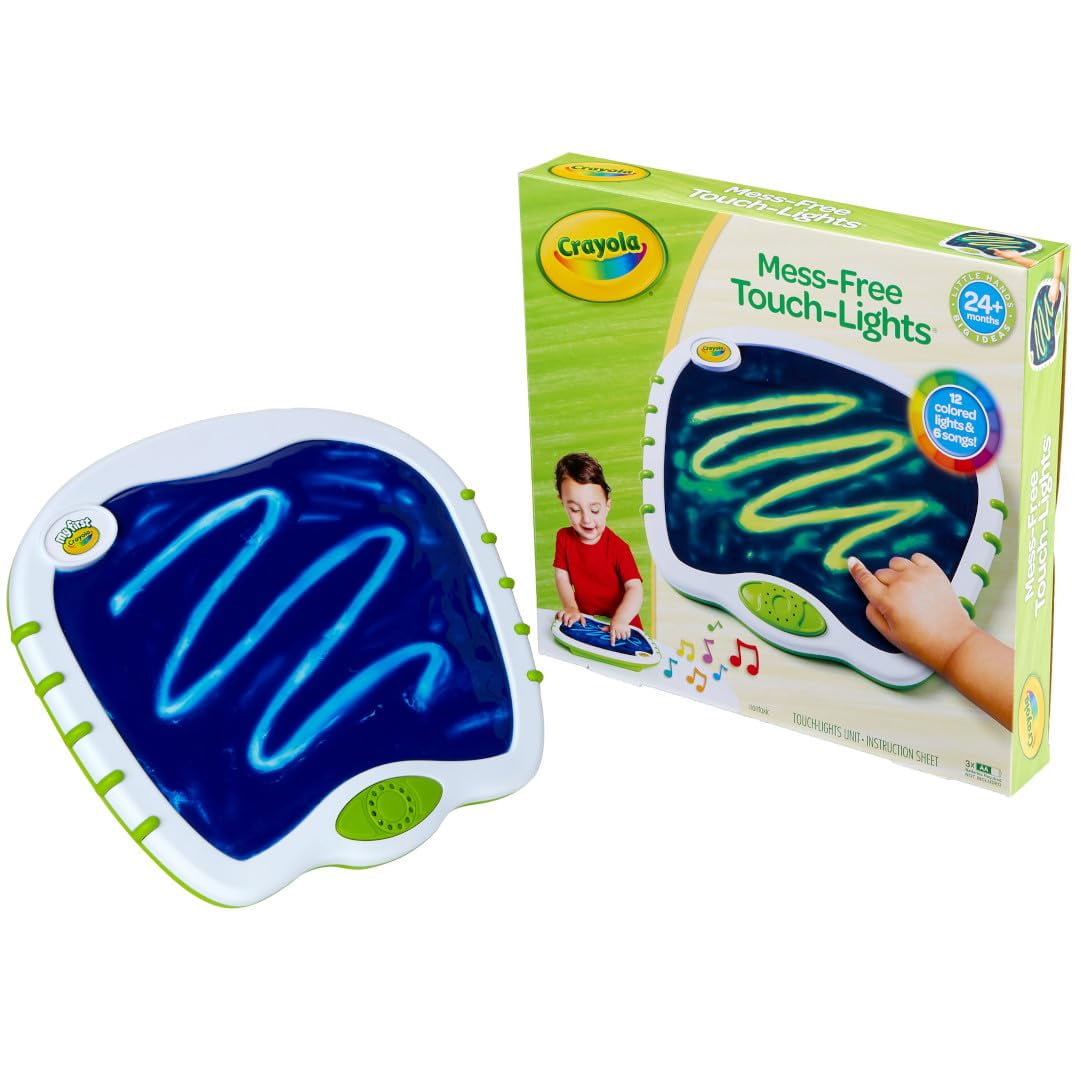 Juguete Musical Crayola Con Luces Táctiles Para Niños Pequeños Y Tablero Sensorial 2+