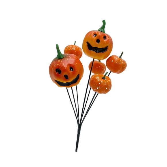 Ramo De Ramas De Calabaza Artificial Para Halloween Para Fiesta En Casa Embrujada Estilo Interior D