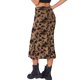 thumbnail image 3 of INSPIRE CHIC Falda Floral para Mujer con Cintura Alta Elástica de Malla Cola de Pescado Otoño Invierno Elegante Falda Midi M Marrón, 3 of 6
