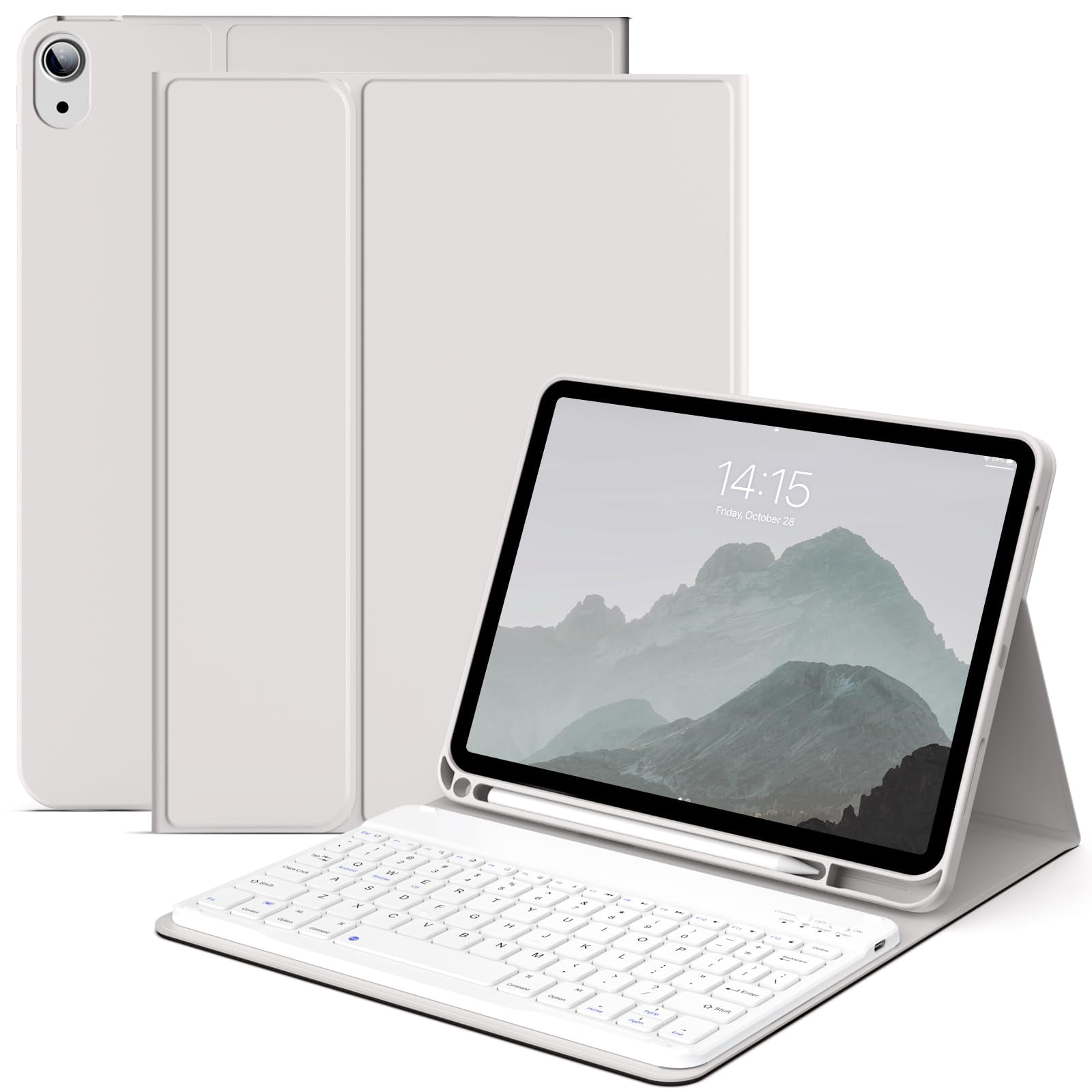 Funda De Teclado Jksml Para Ipad 11" 11ª Generación Y Ipad 10.9" 10ª Generación