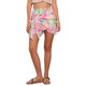 thumbnail image 1 of INSPIRE CHIC Faldas florales boho para mujeres con nudo lateral, borla, abertura, falda mini de playa S rosa, 1 of 6
