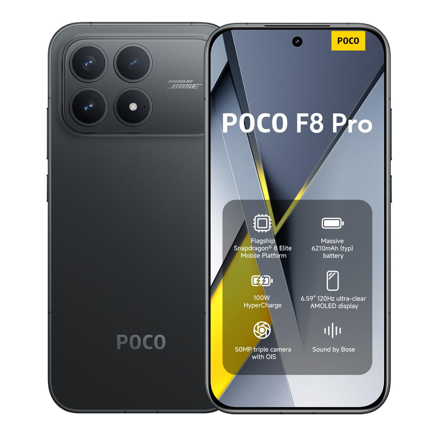 Smartphone Xiaomi Poco F8 Pro 5g Ai 256gb + 12gb Ram Negro