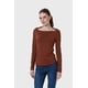 thumbnail image 1 of Polera Mujer Escote Recto Café, 1 of 4