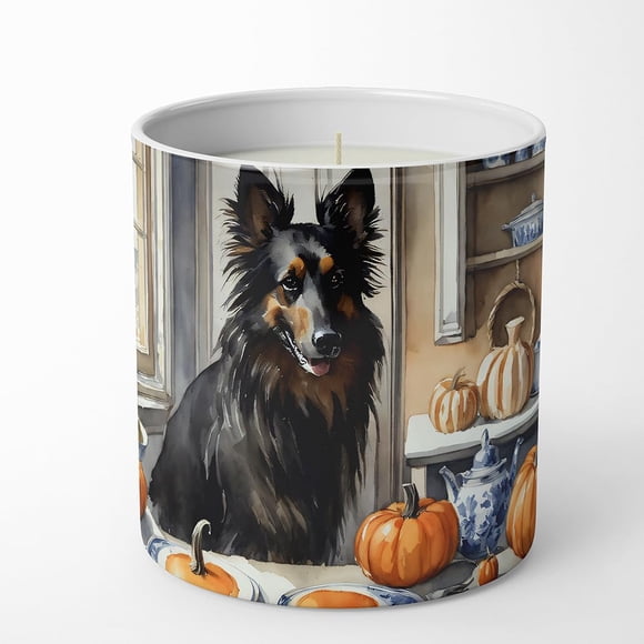 Vela de soja Caroline's Treasures Belgian Sheepdog Fall, 300 ml