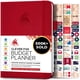 thumbnail image 1 of Cuaderno Budget Planner Clever Fox Expense Tracker, tamaño A5, rojo, 1 of 6