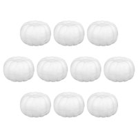Magideal - 10 Calabazas Artificiales De Espuma, Calabazas Falsas De Poliestireno, Accesorios De Bricolaje Para Fiestas De Halloween, Decoración De Otoño, Cosecha 8Cm