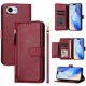 thumbnail image 4 of Funda Billetera Cremallera para iPhone 17e con Porta Tarjetas, Soporte y Correa Rojo, 4 of 5