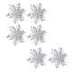 thumbnail image 4 of 6 Uds Anillos Para Servilletas De Copo De Nieve Hebilla De Servilleta Metálica Para Boda Cena De Navidad Argent, 4 of 5