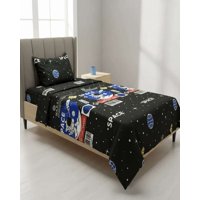 Teng Fei - Sábanas Plaza Y Media Suaves Infantil Niña Niño Diseño De Astronauta