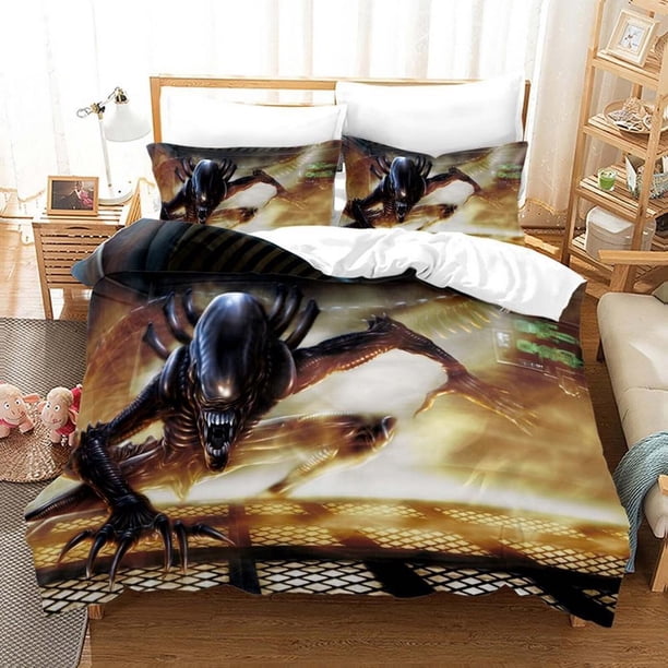 Deadpool Spiderman Quilt Duvet Cover Set Super Bedspread3-Piece Bedding Set