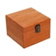 thumbnail image 4 of Caja De Almacenamiento De Madera Decoraciones Portátiles Para El Hogar Caja De Regalo Sin Terminar Caja De Baratija Marrón 14x14x10cm, 4 of 5