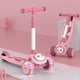 thumbnail image 3 of Scooter Infantil Premium Oso Panda Rueda Con Luces Rosado, 3 of 5
