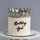 thumbnail image 3 of Cake Topper Snvpnyd Birthday Girl, acrílico, negro, 3 of 5