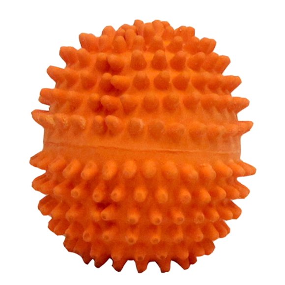 Bola de látex con forma de bolitas para mascotas Dog Toy Boss con chirriador