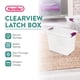 thumbnail image 3 of Caja de almacenamiento Sterilite ClearView Latch 27 Qt, paquete de 12 unidades, 3 of 8
