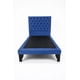 thumbnail image 3 of Cama 1.5 Plaza Premium Capitone Azul en Felpa, 3 of 4