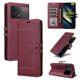 thumbnail image 4 of Premium Wallet Case for Xiaomi Poco F6 Pro 5G with Card Slots & Kickstand, Flip Cover Red, 4 of 6