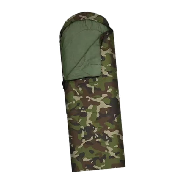 Saco de dormir para acampar, saco para dormir al aire libre, multiusos para invierno, para clima frío, manta para mantener el calor, para viajar y mon Camo 095 KG