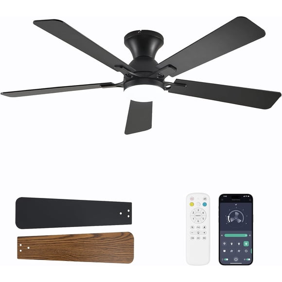 Ventilador de Techo Dolavast HY6162 52 Pulgadas Motor DC LED