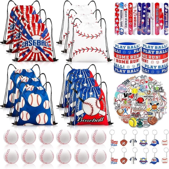 Set de cotillón de béisbol Yeepestmi de 110 piezas