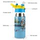 thumbnail image 3 of El Laboratorio de Dexter Botella de Agua con Tapa Pop Top de Un Toque, Acero Inoxidable, a Prueba de Fugas, para Deportes, Botella Infantil azul 12 oz, 3 of 6