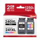 thumbnail image 1 of Combo de cartuchos de tinta Eudul PG-240 CL-241 XL, 2 piezas, 1 of 8