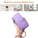 thumbnail image 4 of Funda Billetera Cremallera para Samsung Galaxy S22 5G con Porta Tarjetas, Soporte y Correa Morado, 4 of 5