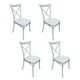 thumbnail image 3 of Pack 4 Sillas Crossback Blancas, Comedor o Eventos, 3 of 3