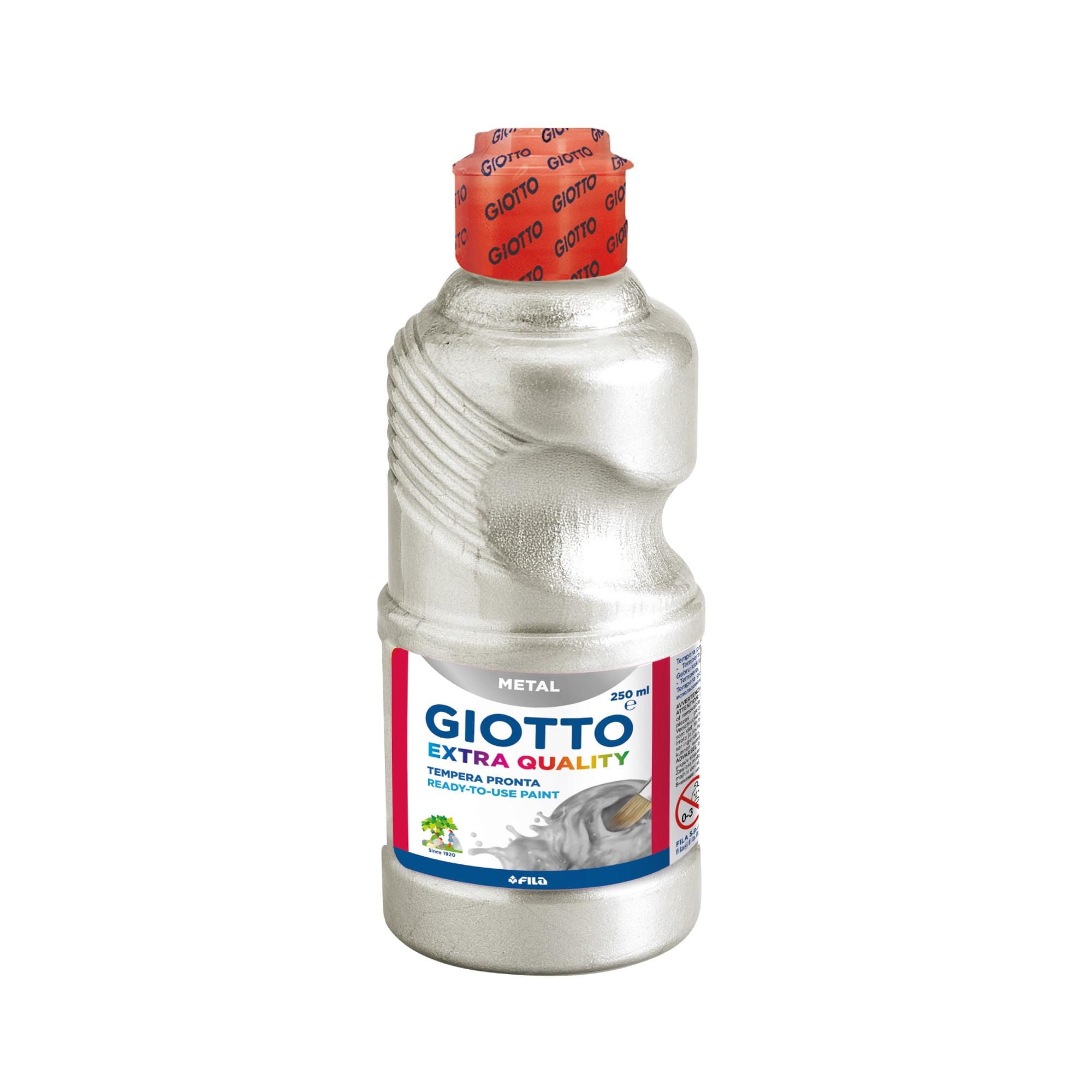 Tempera Giotto Plata 250ml